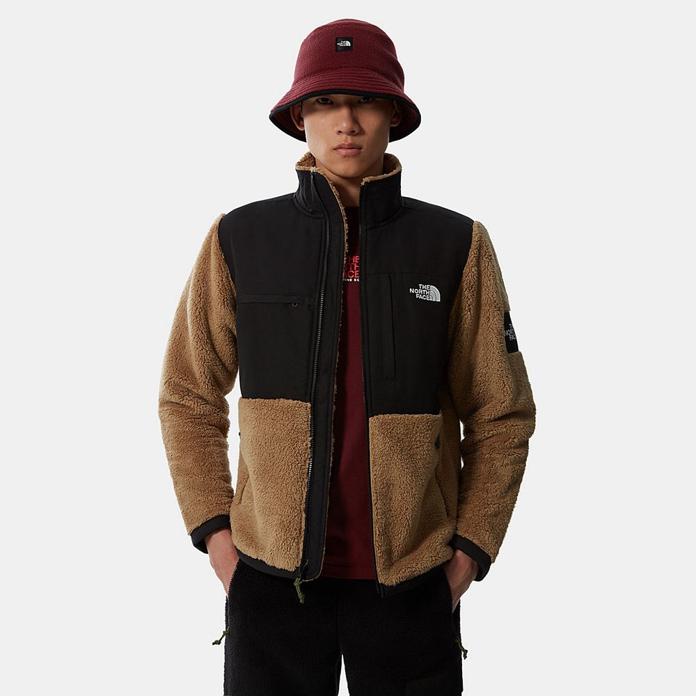 The North Face Sherpa Jacket Mens Australia - The North Face Mtn Archives Denali Khaki (IOA-547698)